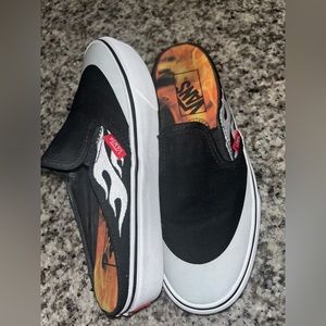 Vans Classic Slip On Asap Worldwide Black Flame Shoes
Women’s 6.5 EUC